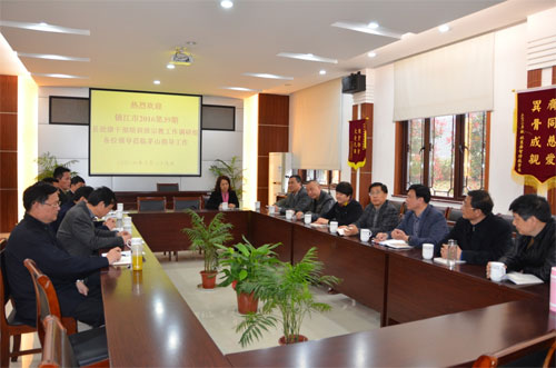 周志强等一行来茅山调研