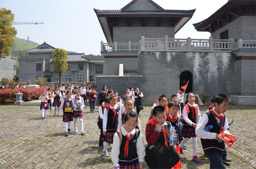 句容实小学生茅山体道